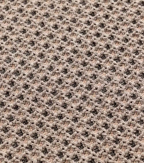 Alfombra GL Gofre Terracotta de Gan Rugs