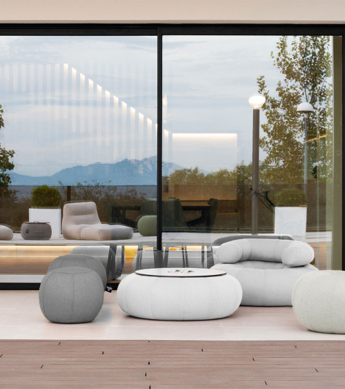 Puff de terraza Mandarina de Ogo