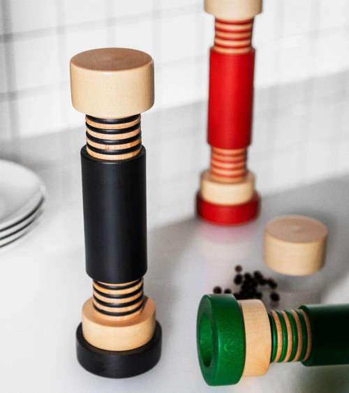 Molinillo de pimienta, sal y especias MPO215 de Alessi