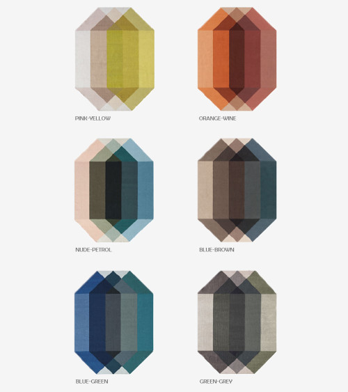 Alfombra Diamond Kilim de Gan Rugs