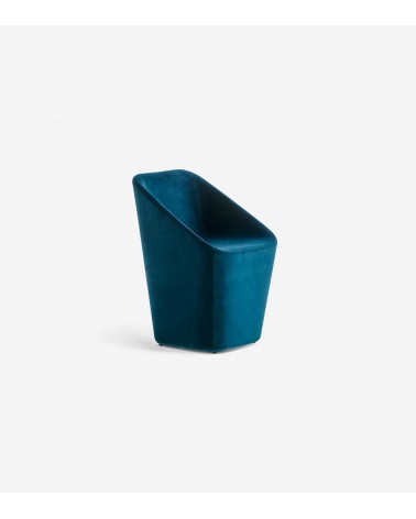 Silla Log 365 de Pedrali azul